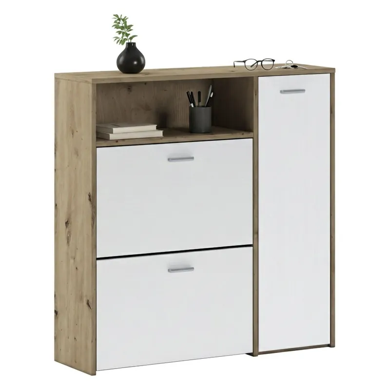 Móveis de entrada com efeito madeira - Muebles