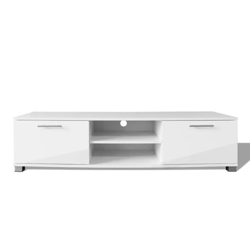 Aparador para TV negro brillante 120x40,3x34,7 cm - Muebles