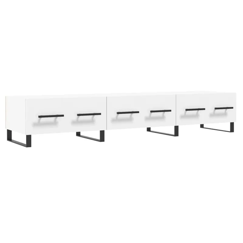 Mueble de TV madera de ingeniería blanco 150x36x30 cm - Muebles