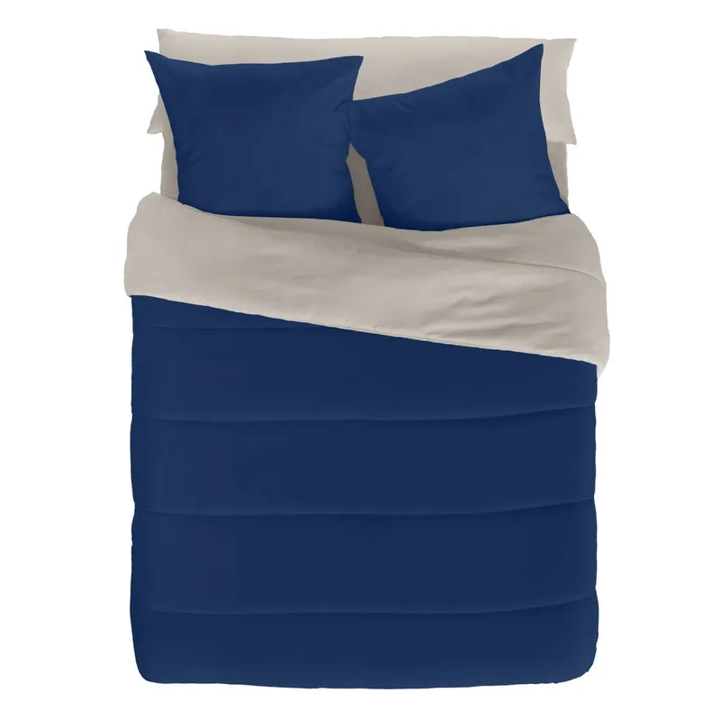 Relleno Nórdico Naturals Azul Piedra 300 gsm 180 x 260 cm (Cama de 90) (1 Pieza) - Textil