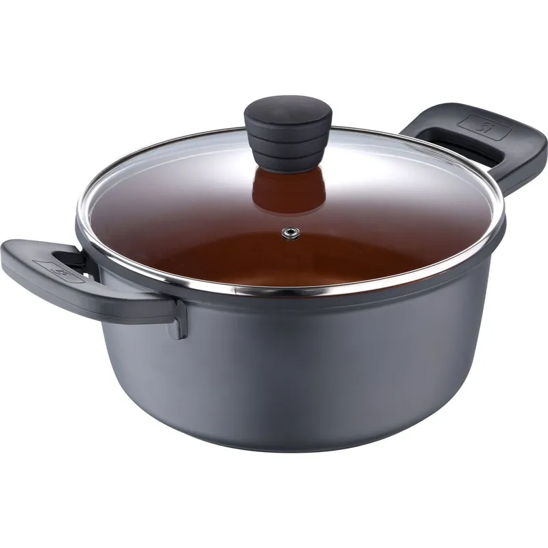 Cacerola antiadherente 24cm 4,5L Bronze San Ignacio - Cocina