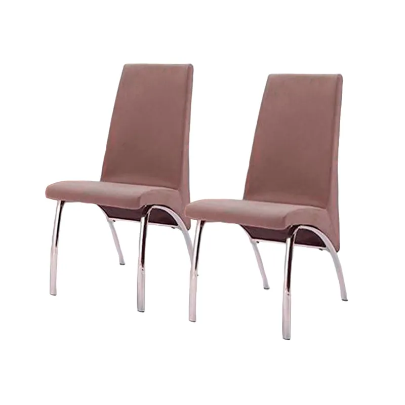 Pack de 2 sillas Aroa tapizado jarama marengo 95x44x51 cm - Muebles