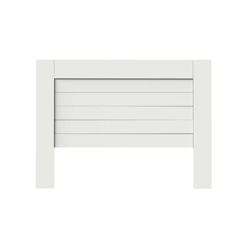 Pack de Dormitorio Estilo Nórdico en Colores Blanco y Roble Aurora con Armario, Cabecero y 2 Mesitas de Noche. - Descanso