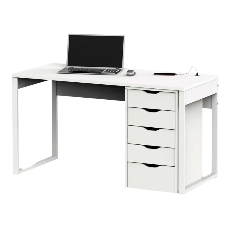 Pack Muebles Despacho Scaled Estilo Moderno Color Blanco