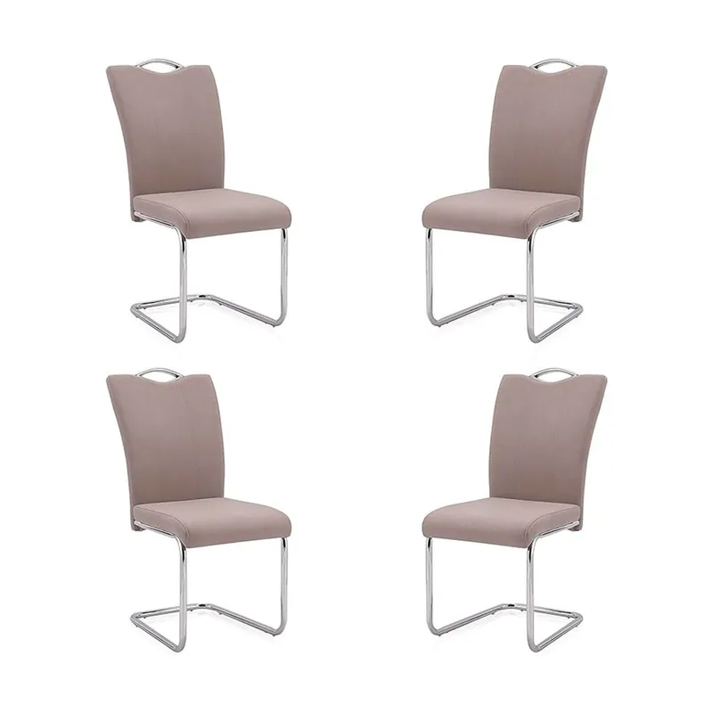 Pack 4 sillas Austria tapizado Jarama beige - Muebles
