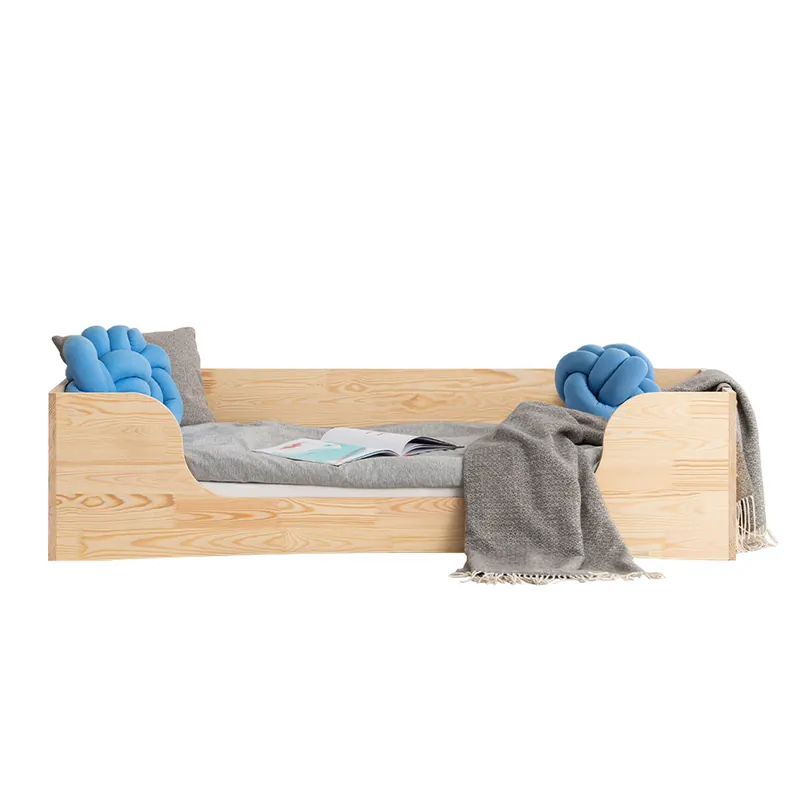 Cama 90x200 con somier Irina Madera - Descanso