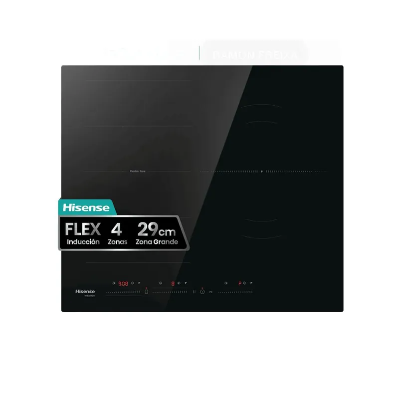 Vitrocerámica Hisense HI6352BSCE 7400W 5 fuegos negro 60 cm - Electrodomésticos