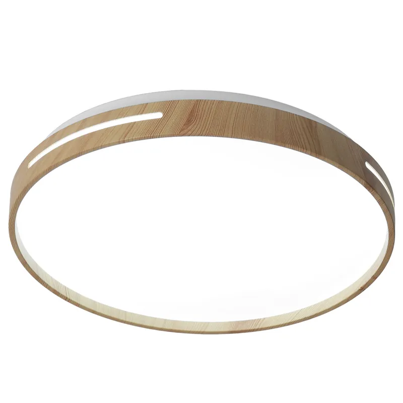 Plafón VITO led 72w diámetro 50cm madera - Decoración