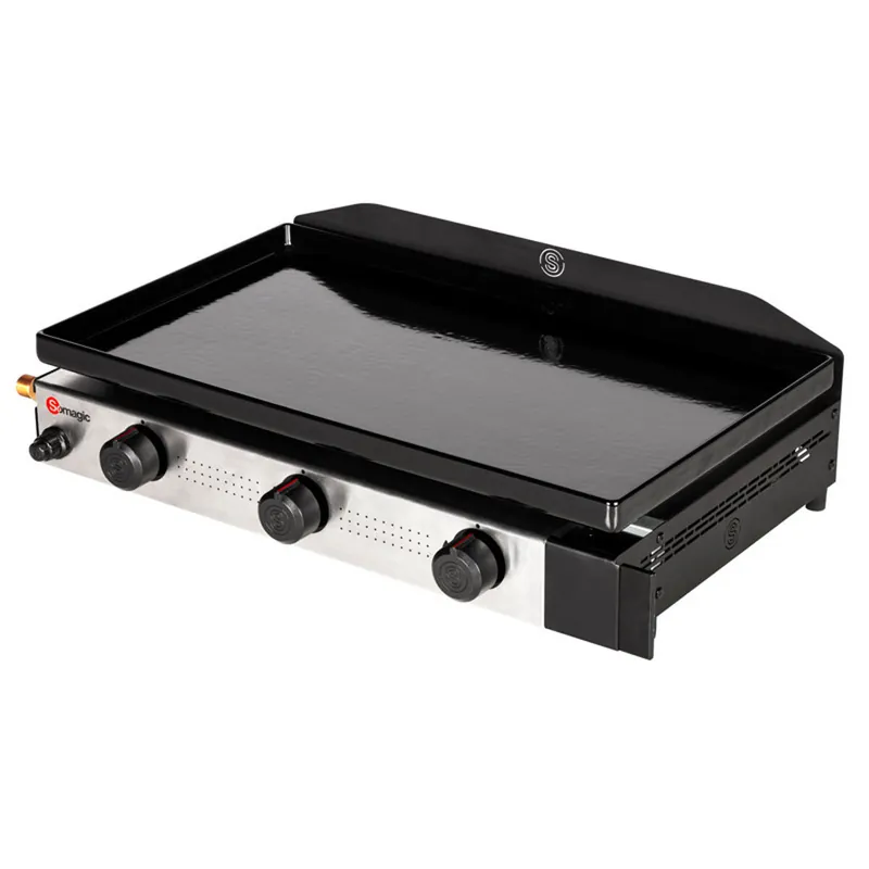 Plancha de gas SOLIA 300 3 quemadores 6,45kW - Electrodomésticos