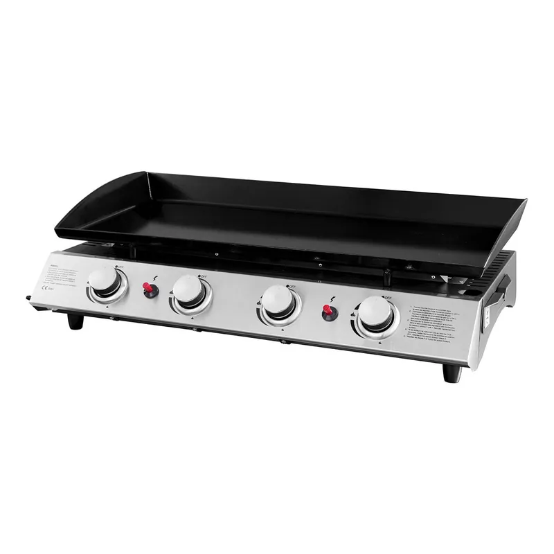 Plancha de gas VALENCIA - 4 quemadores 10kW