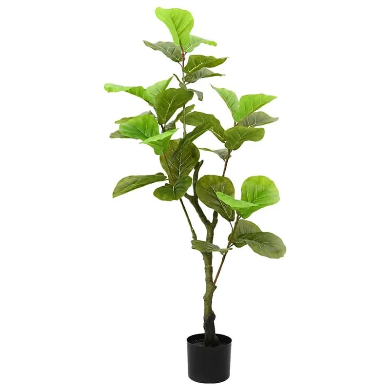 Planta artificial Ficus 30 hojas verde 125 cm - Jardín