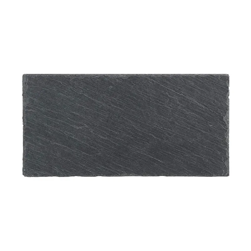 Plato Llano Secret de Gourmet Negro Pizarra (32 x 24 cm) - Cocina