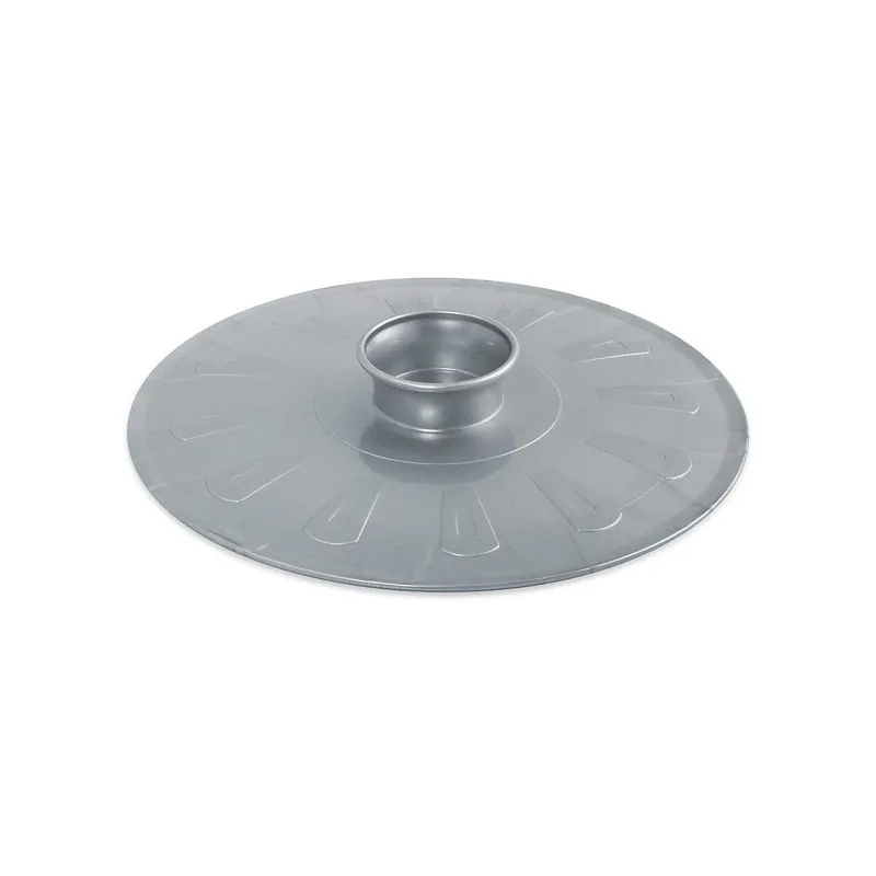 Plato Llano Metaltex Gris Polipropileno (Ø 25,5 cm) - Cocina