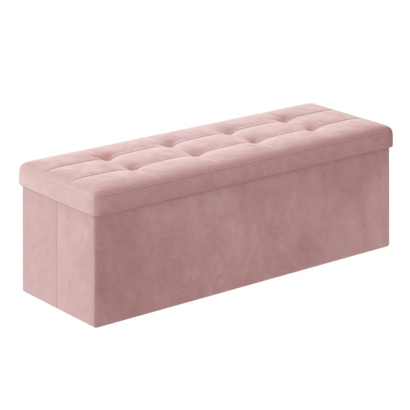 PLEGABLE pouf, rosa - Decoración
