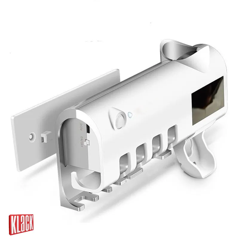 Portacepillos de Dientes Eléctrico Esterilizador UV 2000 mAh KLACK® - Electrodomésticos