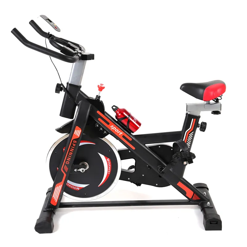Pro Indoor Spinning Bike, bicicleta estática para cardio intensivo. Ideal para entrenamientos de alta resistencia y tonificación. - Deporte