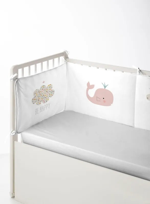 PROTECTOR DE CUNA/MAXICUNA RAINBOWLAND - Bebé