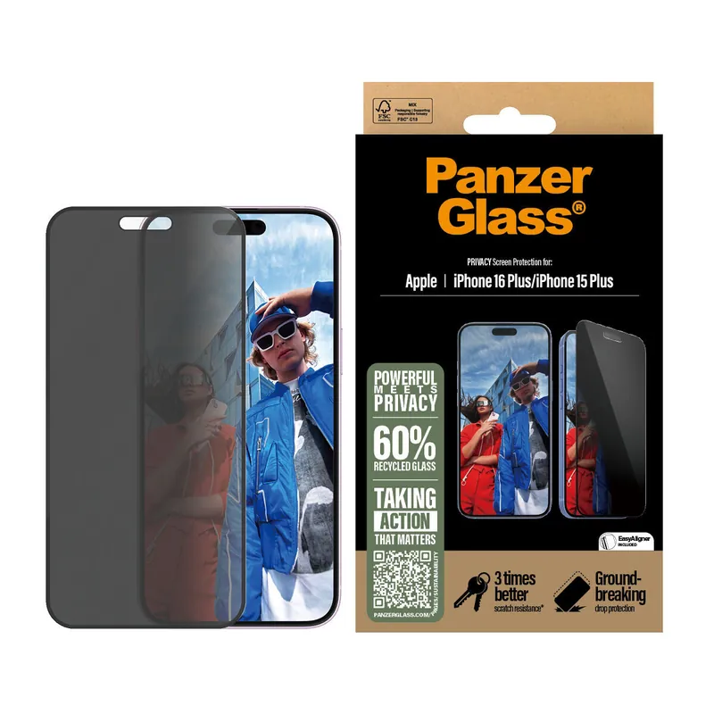 Protector de Pantalla Panzer Glass P2863 Apple - Electrónica