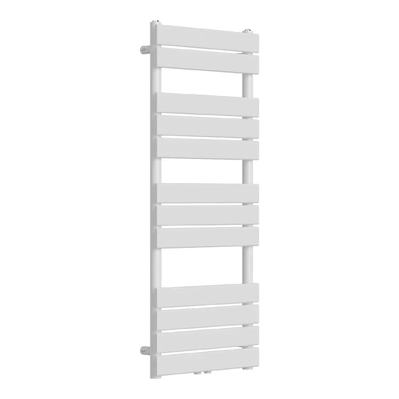Radiador toallero mural Voss 615 W 12 lamas acero 120x50 cm - Blanco [neu.haus]