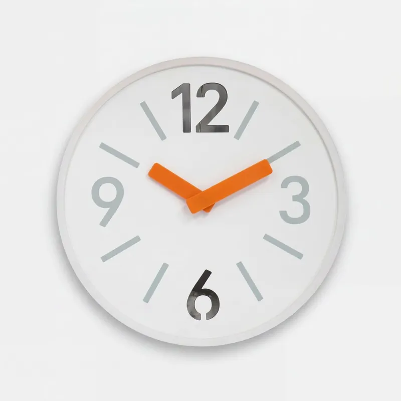 Reloj de pared YOUNG MDF blanco 30cm - Decoración