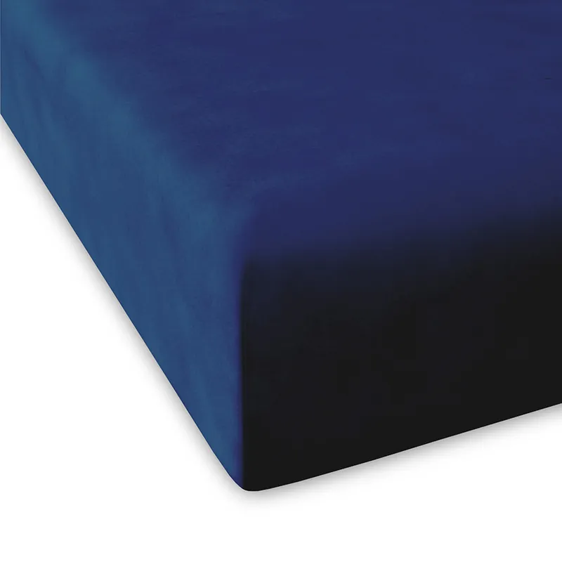 Sábana bajera CASUAL azul marino 180x200+28 cm - Textil