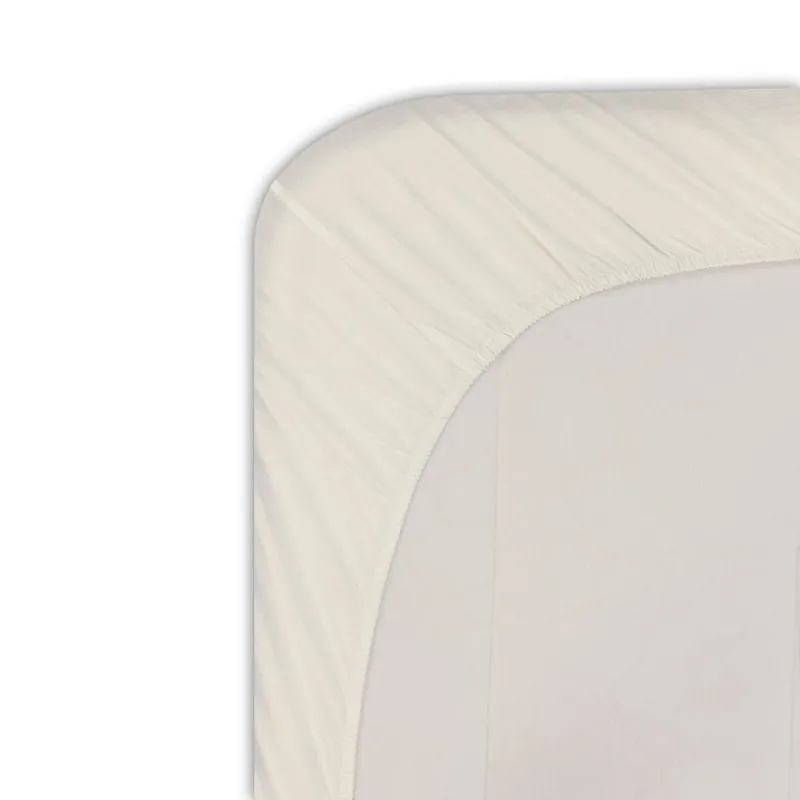 Sábana bajera microfibra SILK cama 90cm color blanco - Textil