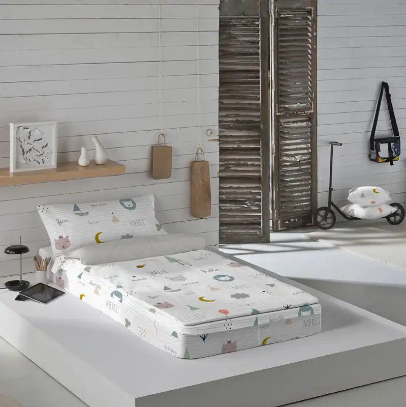SACO NORDICO SIN RELLENO SE FELIZ CAMA 90 - Textil