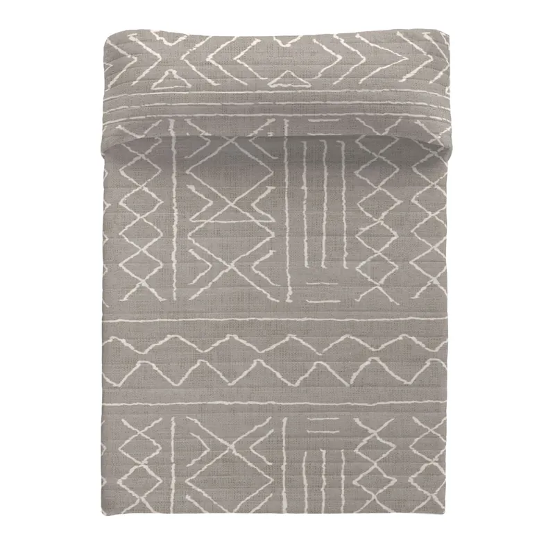 SANDAL - Colcha Bouti Estampada - Microfibra - Extra - Suave - Gramaje 70 Gramos - Cama 90 - NAUEK LINEN