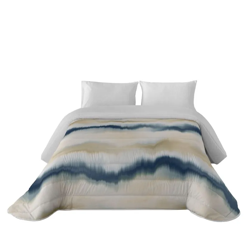 SANDAL - Edredón Nórdico Estampado - Acolchado de Gran Confort y Extrasuave - Gramaje 300 Gramos con Tacto Pluma - Cama 90 - BELIX BLUE