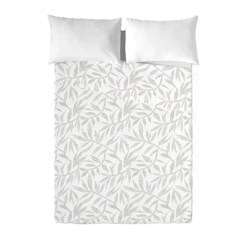 SANDAL - Juego de Sábanas Estampadas 2 Piezas Cama 90 - Algodón Extra Suave - Incluye Sábana Encimera + 1 Funda de Almohada - WAKIA STONE