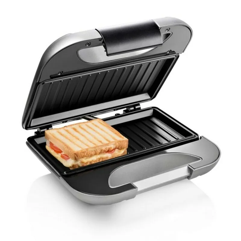 Sandwichera Grill Princess Negro Gris 750 W - Electrodomésticos
