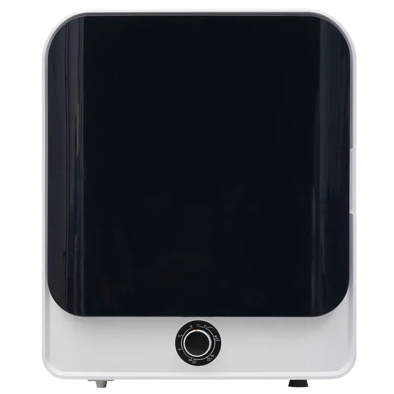 Secadora de aire 3 kg - Acero inoxidable, 5 programas, protección contra sobrecalentamiento, montable en pared - Blanco