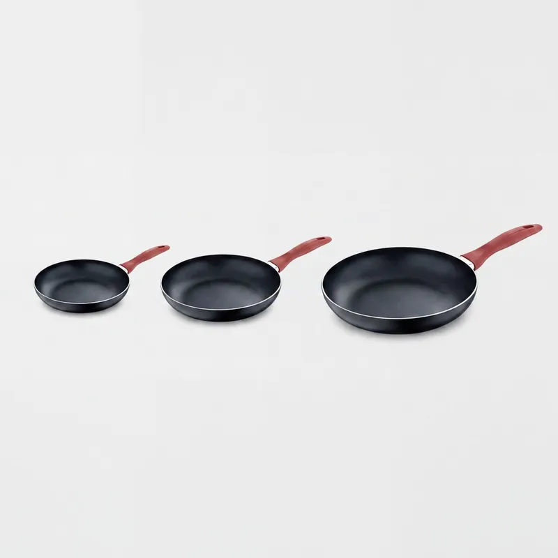 Set 3 sartenes NAVY MAPLE de aluminio prensado - Cocina