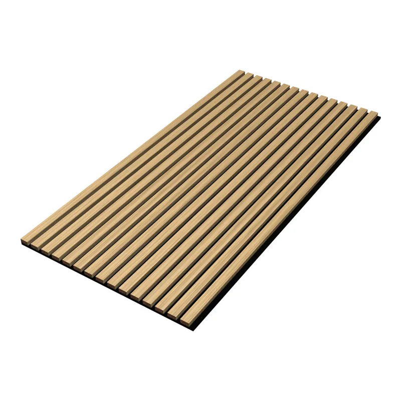 Set de 16x paneles de pared Vang acústico MDF 120x60x2cm (11,52 m²) - Roble [NEU.HOLZ]