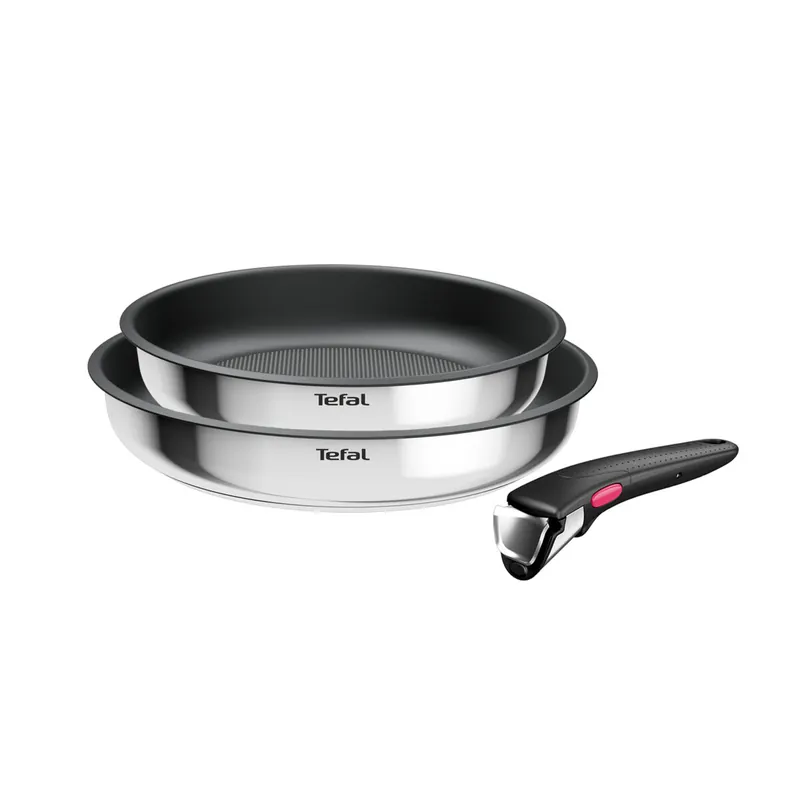 Set de 2 sartenes INGENIO 22cm y 26cm mango extraíble TEFAL - Cocina