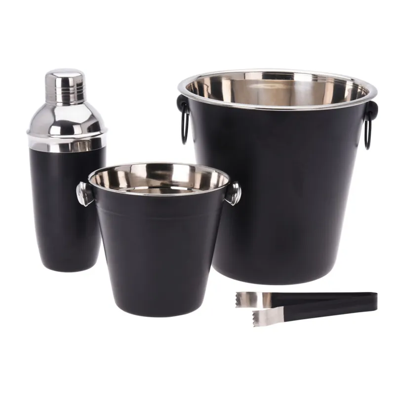 Set de 4 Barras de Acero Inoxidable en Negro Mate - Cocina