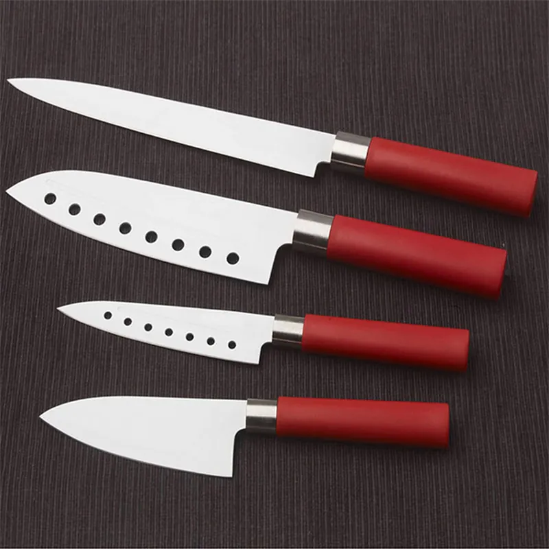 Set de Cuchillos Cecotec Santoku Acero Inoxidable Polipropileno (4 pcs) - Cocina