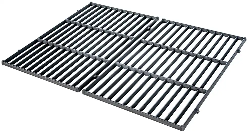 Set de parillas de hierro fundido Negro 30.3X44.5X1.5 cm - Cocina