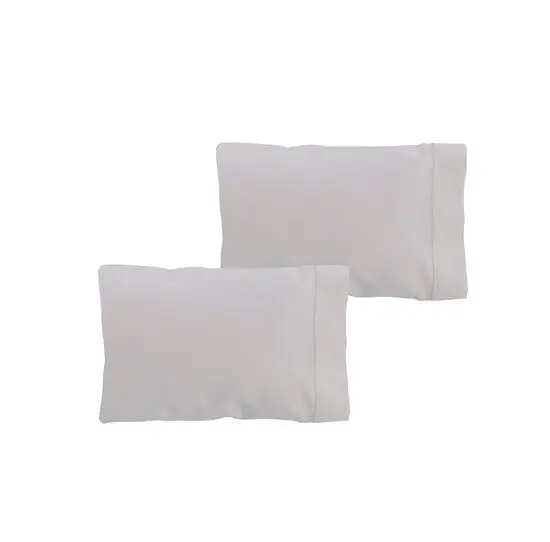 Set Dos Fundas de Almohada Donegal 70cm o Cama 135cm Gris Claro - Textil