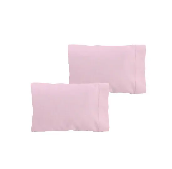 Set Dos Fundas de Almohada Donegal 70cm o Cama 135cm Rosa - Textil