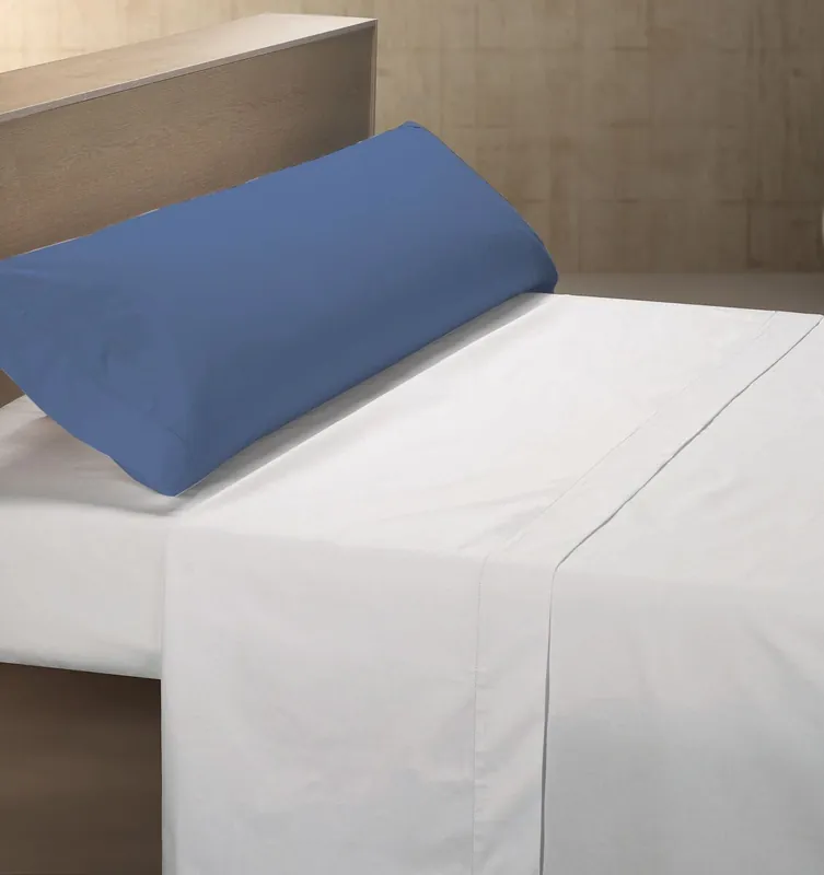 Set Dos Fundas de Almohada Donegal 70cm o Cama 135cm Turquesa - Textil