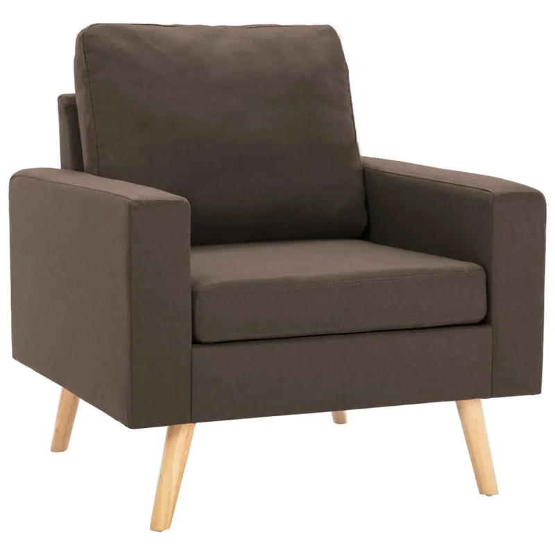 vidaXL Sillón de tela gris oscuro - Sofás sillones puffs
