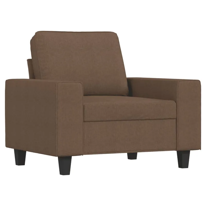 vidaXL Sillón de tela gris claro 60 cm - Sofás sillones puffs