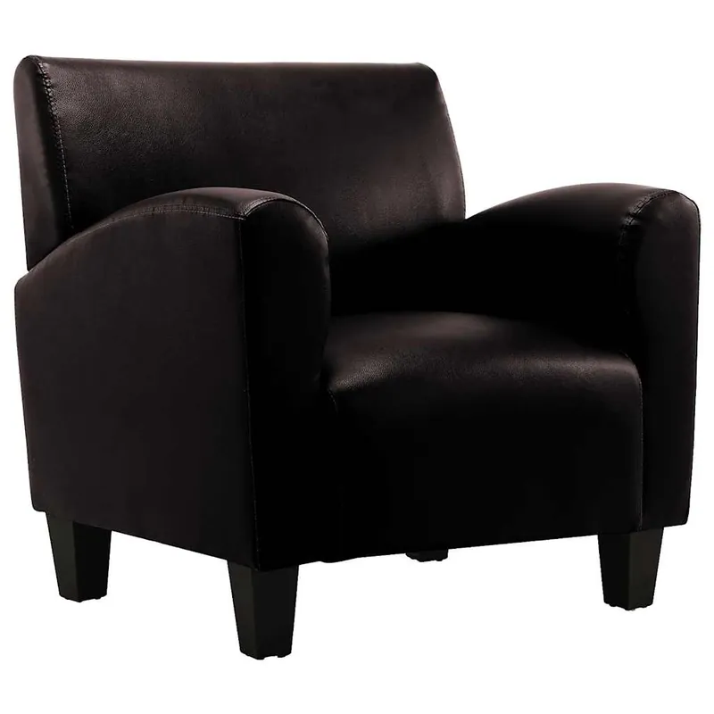 vidaXL Sillón de cuero sintético gris - Sofás sillones puffs