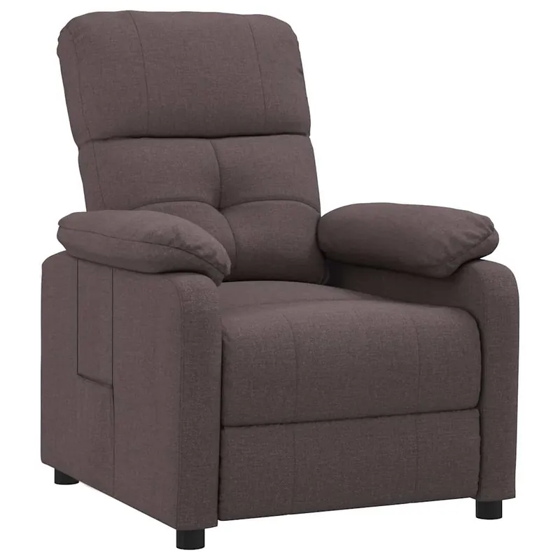 vidaXL Sillón reclinable de tela rojo tinto - Sofás sillones puffs