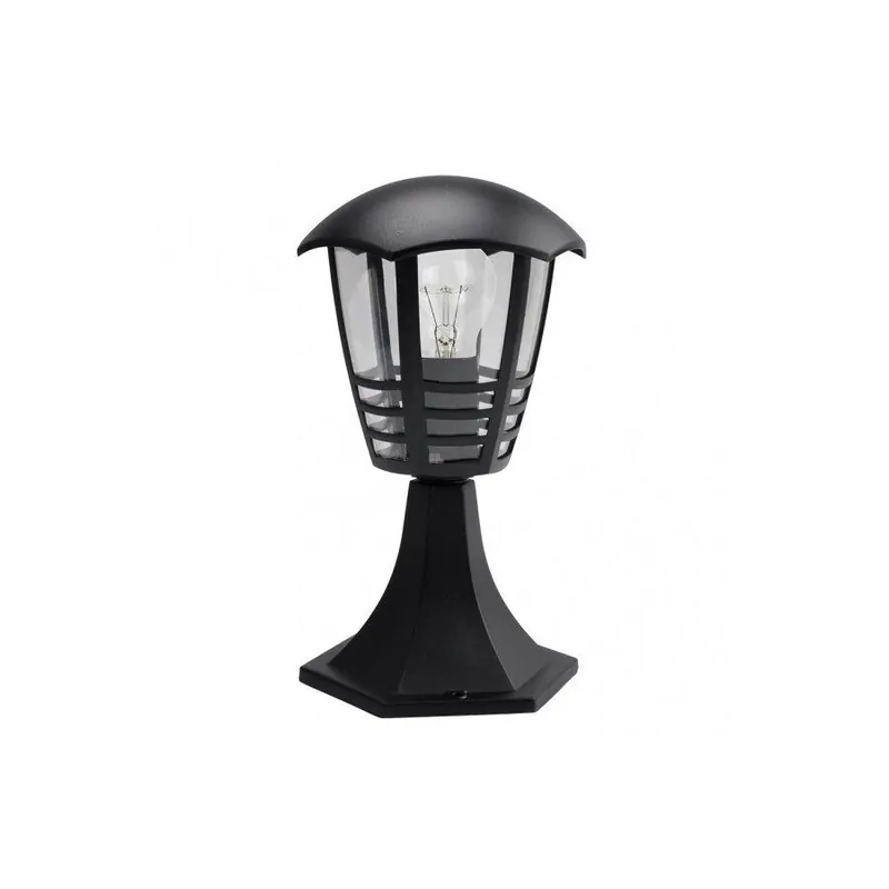 sobremuro jardin aluminio color negro serie alnilan 16cm - Decoración