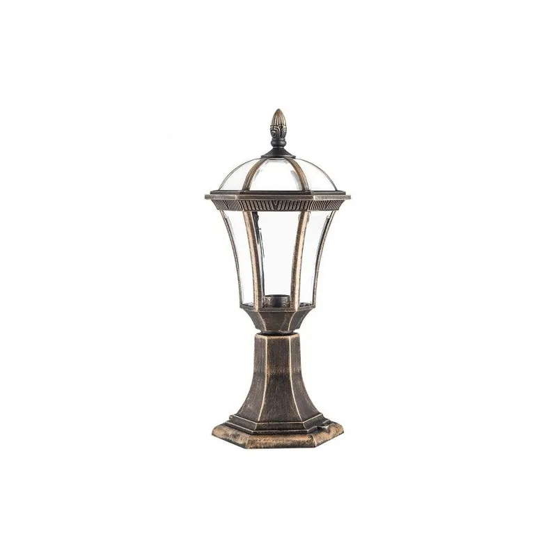 sobremuro jardin policarbonato color dorado serie comino 17.6cm - Decoración