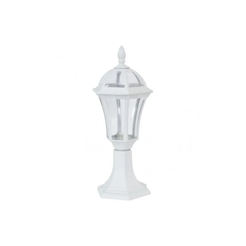 sobremuro jardin policarbonato color blanco serie comino 17.6cm - Decoración
