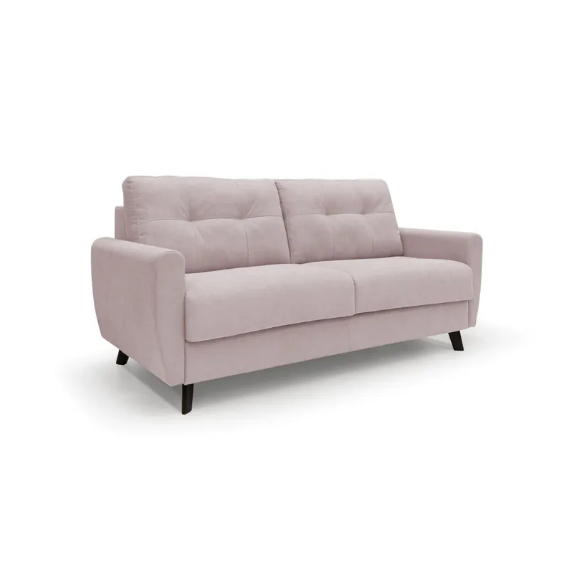 Callisto Sofá cama convertible de tela suave e impermeable 188 cm (mat. 140x197) Amarillo - Sofás sillones puffs