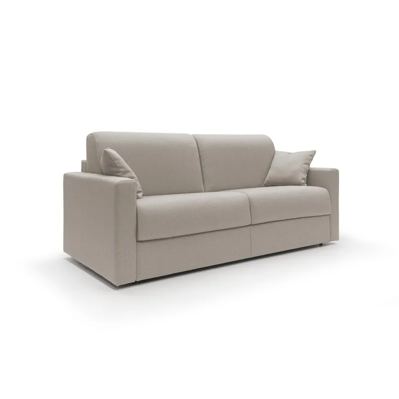 Chris Sofá cama convertible en tejido impermeable 186 cm (mat. 140x197) Antracita - Sofás sillones puffs